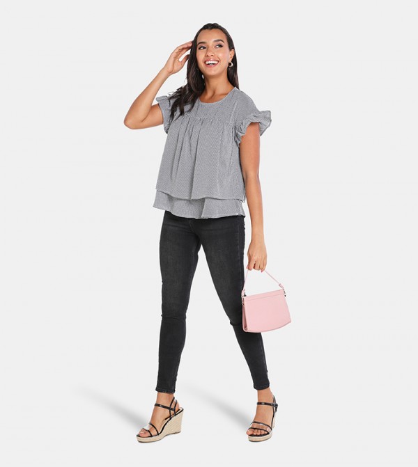 HIS & HERS DRIP - Black Tops & Blouses