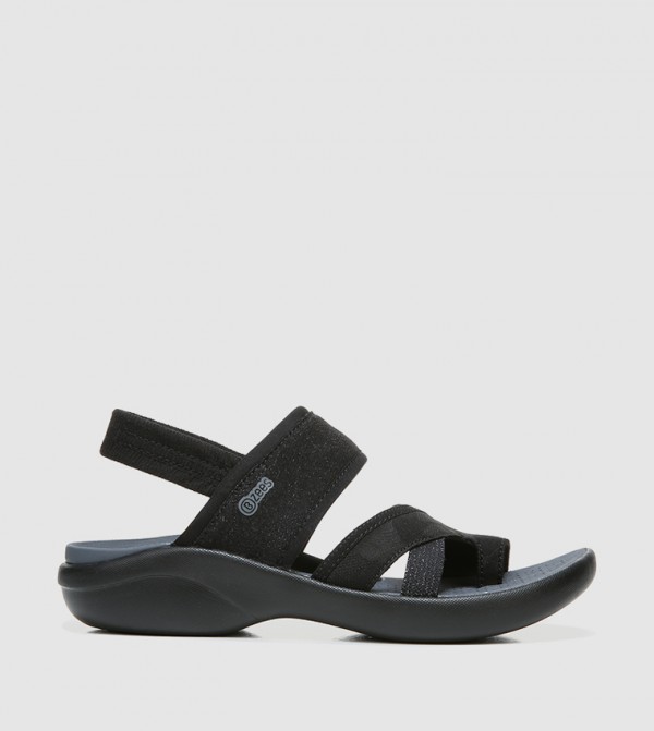 بيزيس  - أسود Wedge Sandals