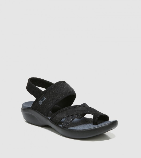 بيزيس  - أسود Wedge Sandals