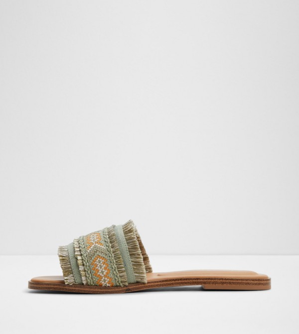 Aldo Aldo - Green Flat Sandals