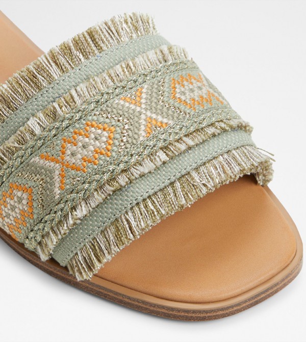 Aldo Aldo - Green Flat Sandals