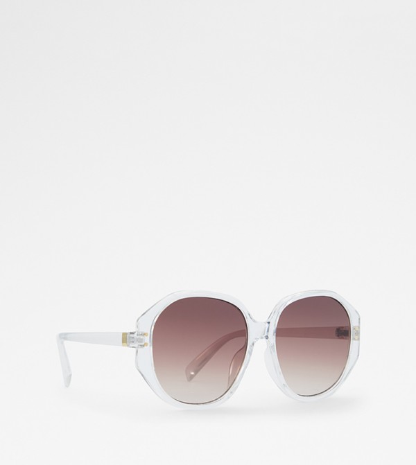 Aldo Accessories  Sunglasses - White Round Sunglasses