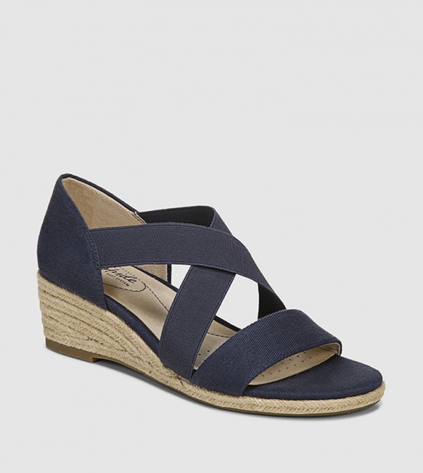 Life Stride Life Stride - Blue Wedge Sandals