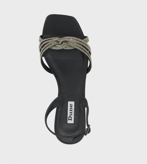 Dune London Dune London - Black Flat Sandals