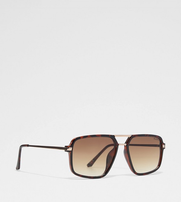 Aldo Accessories Square Sunglasses - Brown undefined
