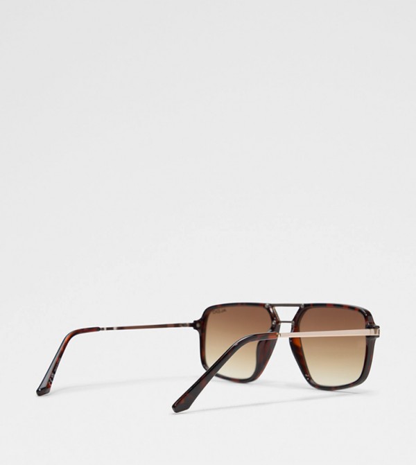 Aldo Accessories Square Sunglasses - Brown undefined