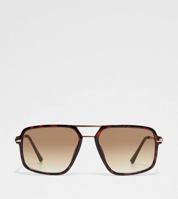 Aldo Accessories Square Sunglasses - Brown undefined