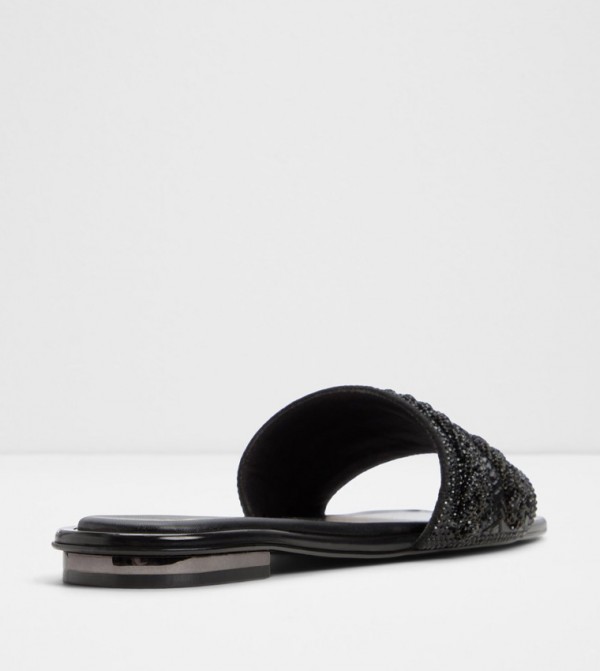 Aldo Aldo - Black Flat Sandals