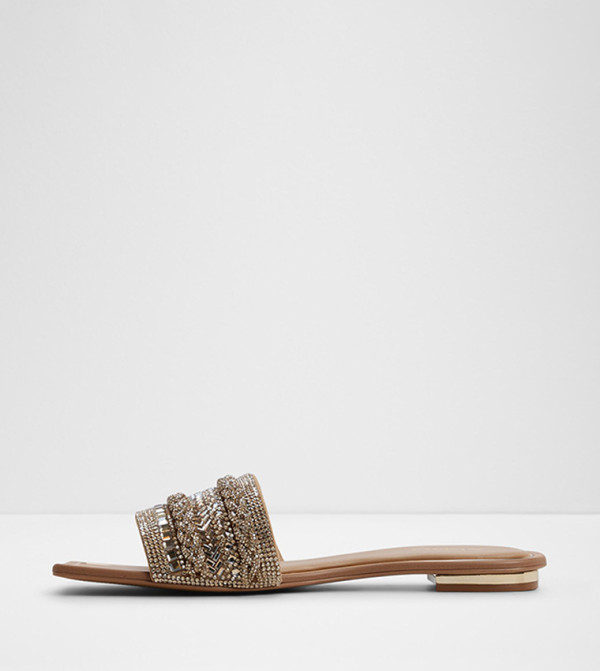 Aldo Aldo - Gold Flat Sandals