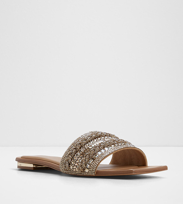 Aldo Aldo - Gold Flat Sandals
