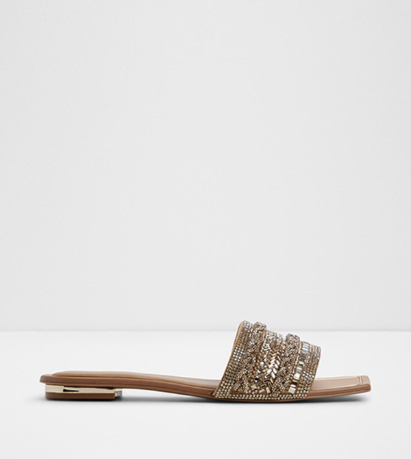 Aldo Aldo - Gold Flat Sandals