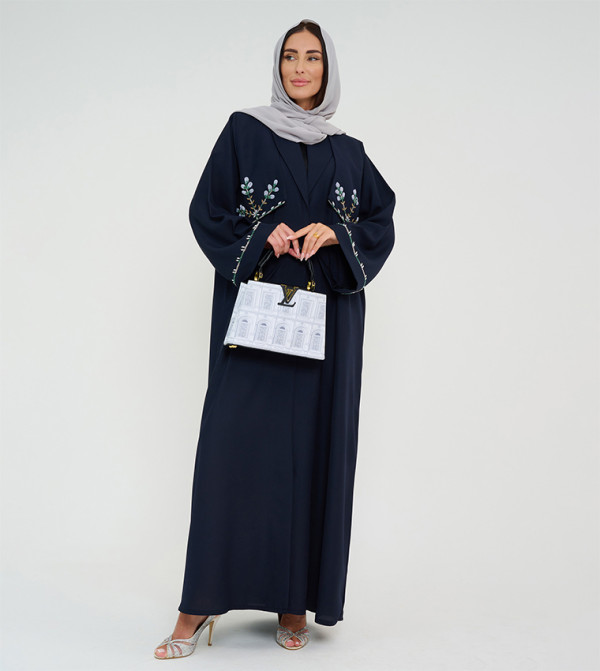 Rosette Abaya Rosette Abaya - Navy Abayas