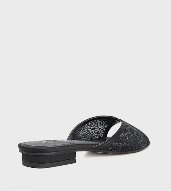 Dune London Dune London - Black Flat Sandals