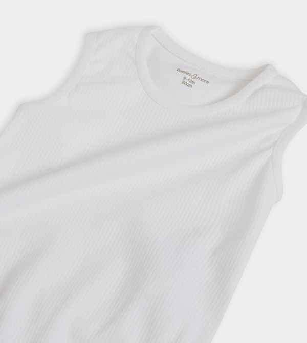 BABIES & MORE  Onepiece & Bodysuits - White Bodysuit