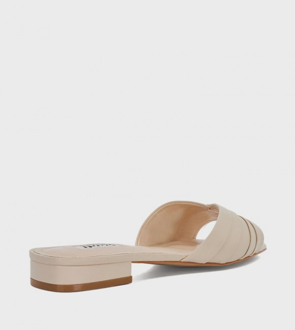Dune London Dune London - Cream Flat Sandals