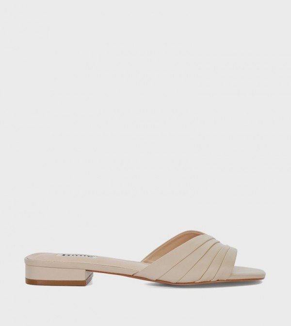 Dune London Dune London - Cream Flat Sandals