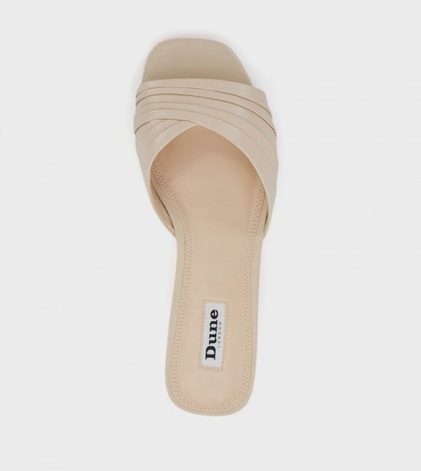 Dune London Dune London - Cream Flat Sandals