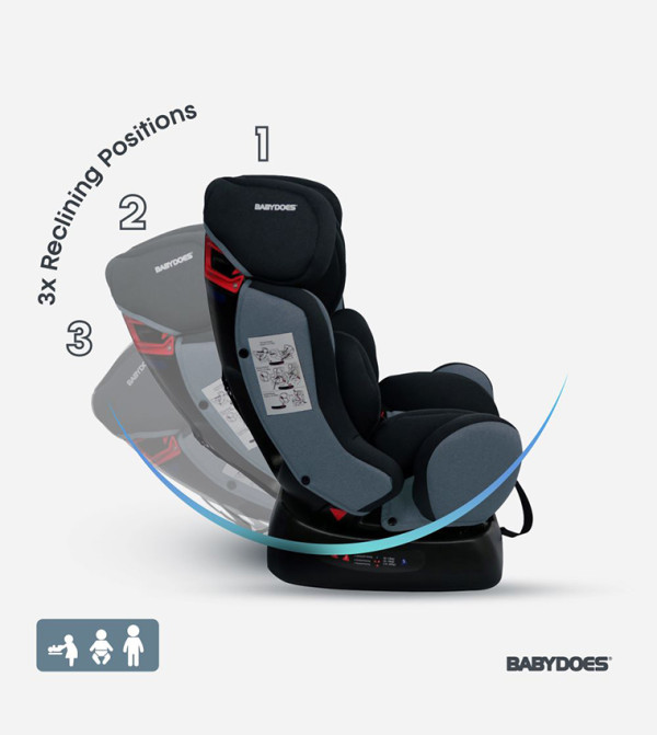 BABYDOES BABYDOES - Black Baby Car Seats