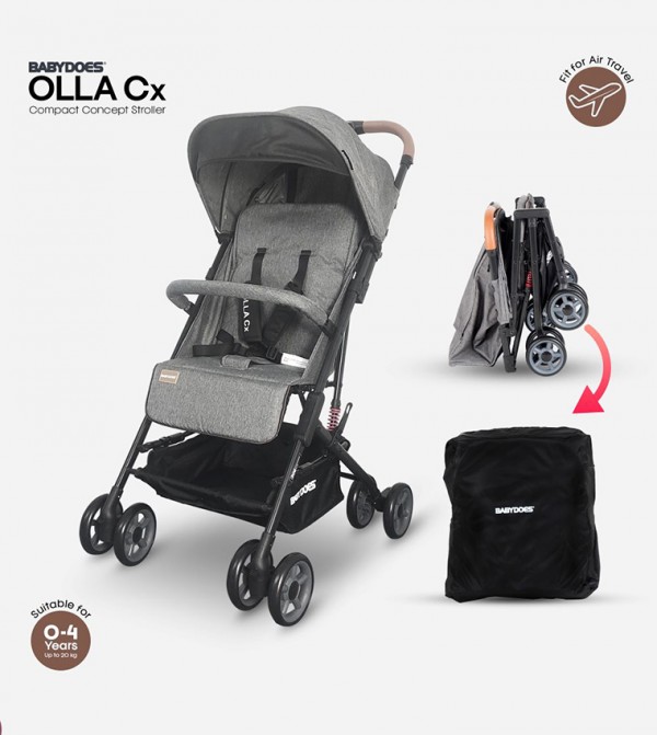 BABYDOES  - Grey Strollers & Travel Systems