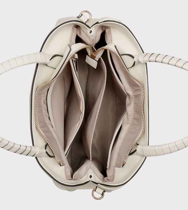 ناين وست  - كريمي  Satchel Bags