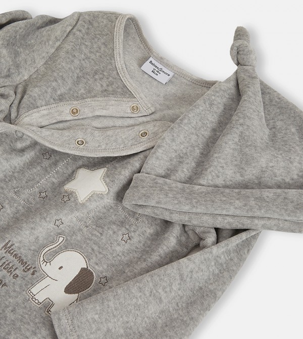 BABIES & MORE  Nightwear - Grey Sleep Suits/Footies