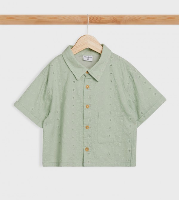 BABIES & MORE  Sets - Green Shirts & Bottoms