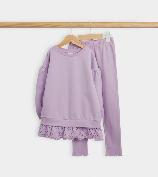 BABIES & MORE BABIES & MORE - Purple clothing sets