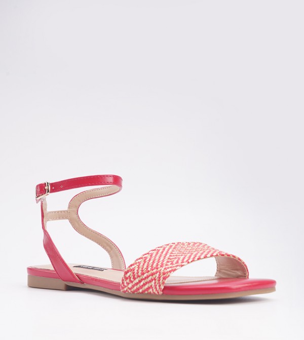 Nine West Nine West - Red Flat Sandals