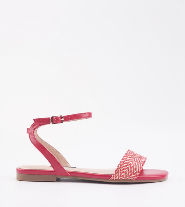Nine West Nine West - Red Flat Sandals