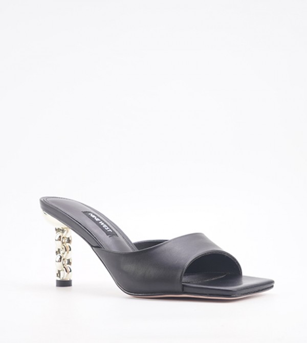 Nine West  Heels - Black Heeled Sandals
