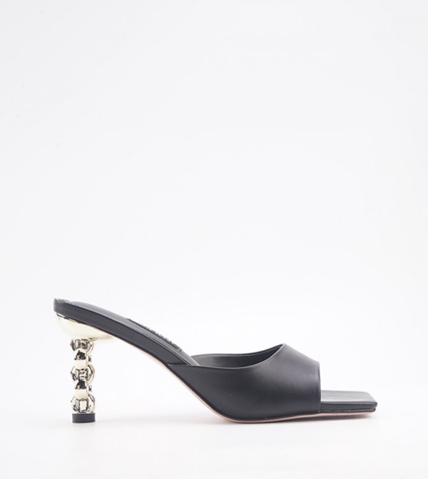 Nine West  Heels - Black Heeled Sandals