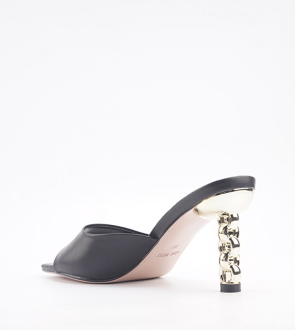 Nine West  Heels - Black Heeled Sandals