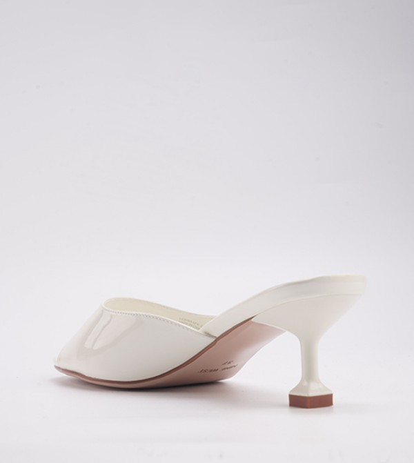 Nine West  Heels - White Heeled Sandals