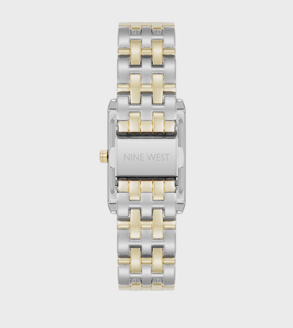 ناين وست ساعات أنالوغ - فضي undefined