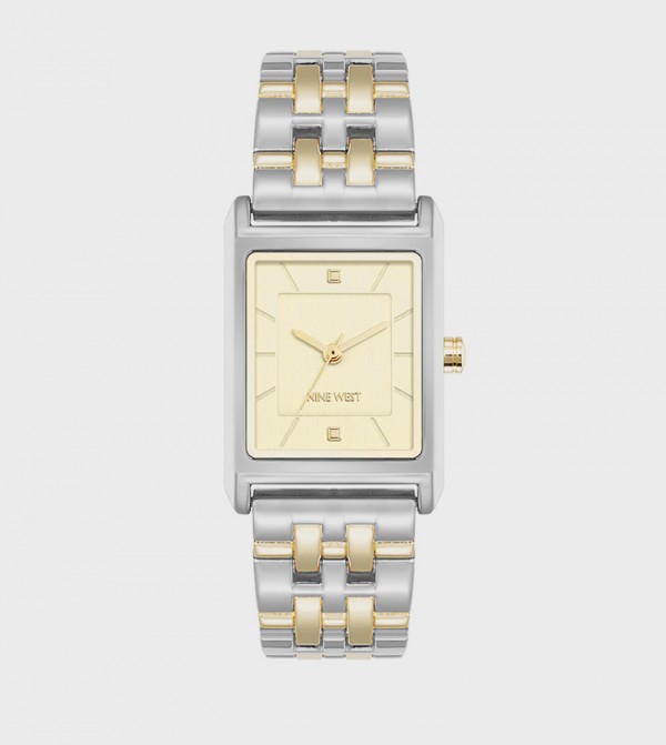 ناين وست ساعات أنالوغ - فضي undefined