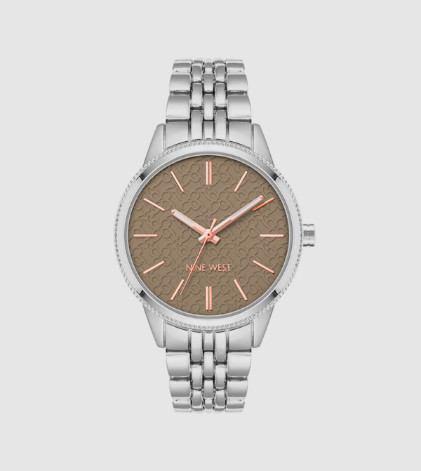 ناين وست  ساعات - فضي ساعات 