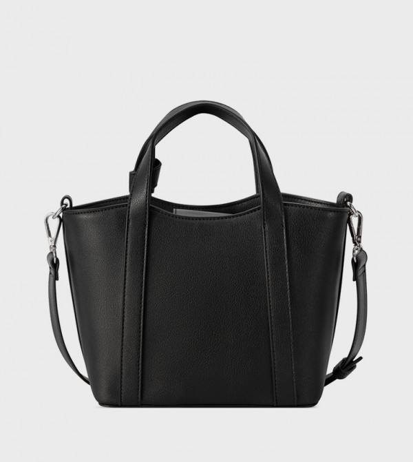 ناين وست  حقائب توت - أسود حقائب يد كبيرة