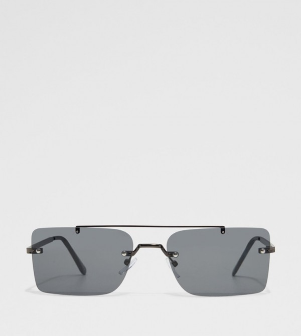Aldo Accessories Square Sunglasses - Grey Square Sunglasses