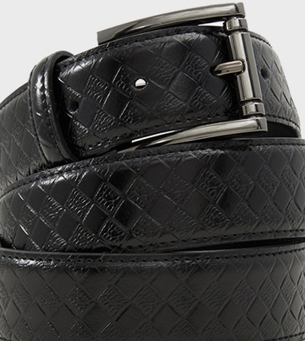 Aldo Accessories  Belts - Black Leather Belts