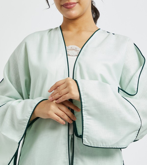 اتش ام اتش ام - أخضر Abayas