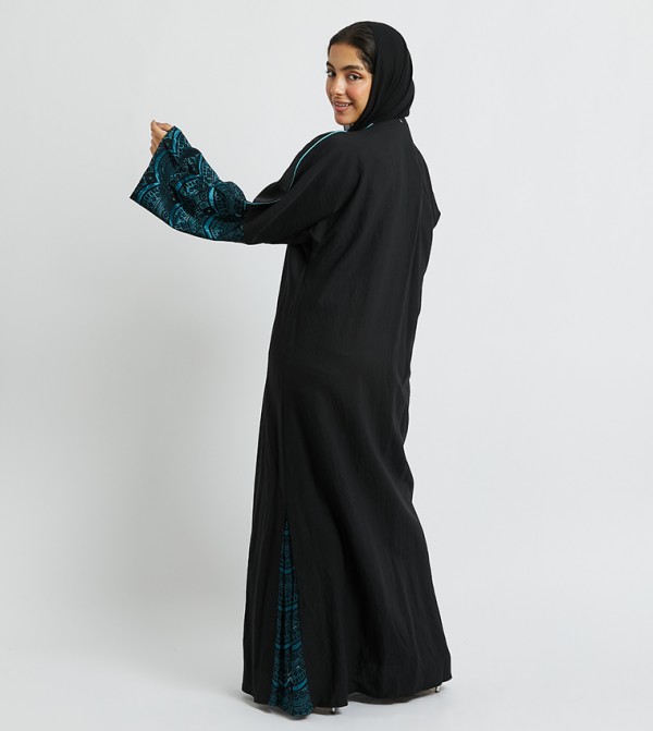 اتش ام اتش ام - أسود Abayas