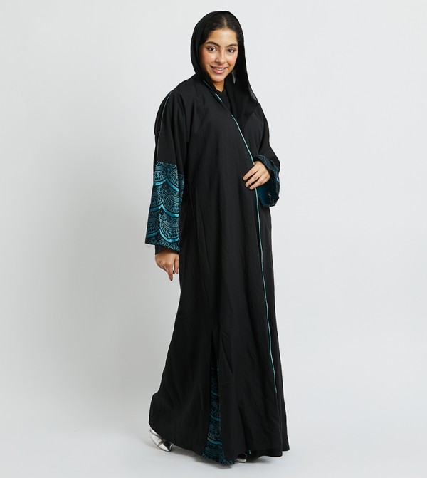 اتش ام اتش ام - أسود Abayas