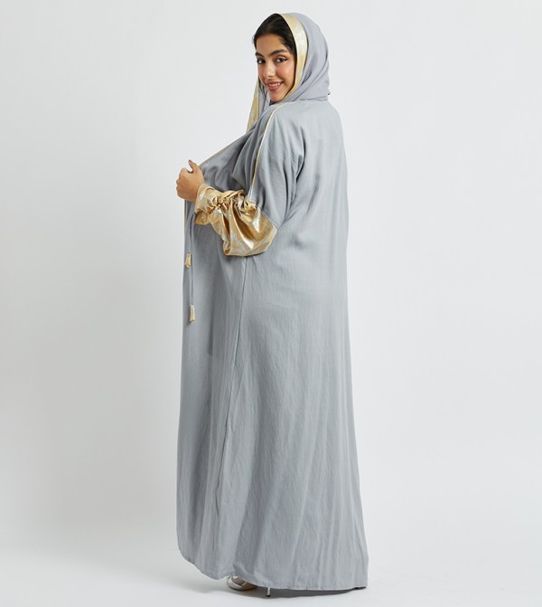 اتش ام اتش ام - رمادي Abayas