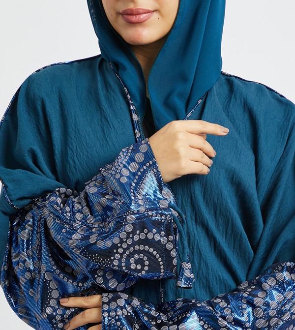 اتش ام اتش ام - أزرق Abayas