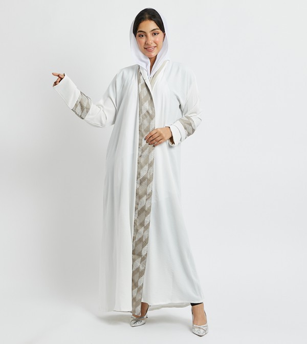 HM  Abayas - White Abayas
