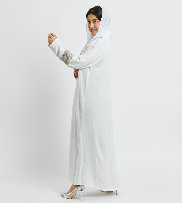 HM  Abayas - White Abayas
