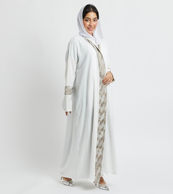 HM  Abayas - White Abayas