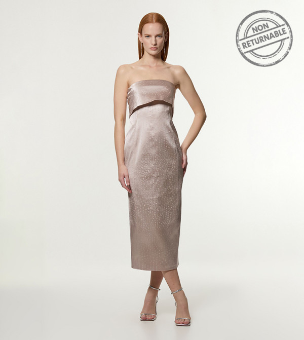 كارن ميلين  style-edit-ol - وردي Midi Dresses