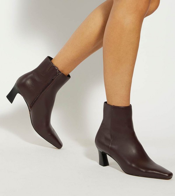 ديون لندن أبوات - بنفسجي Ankle length Boots