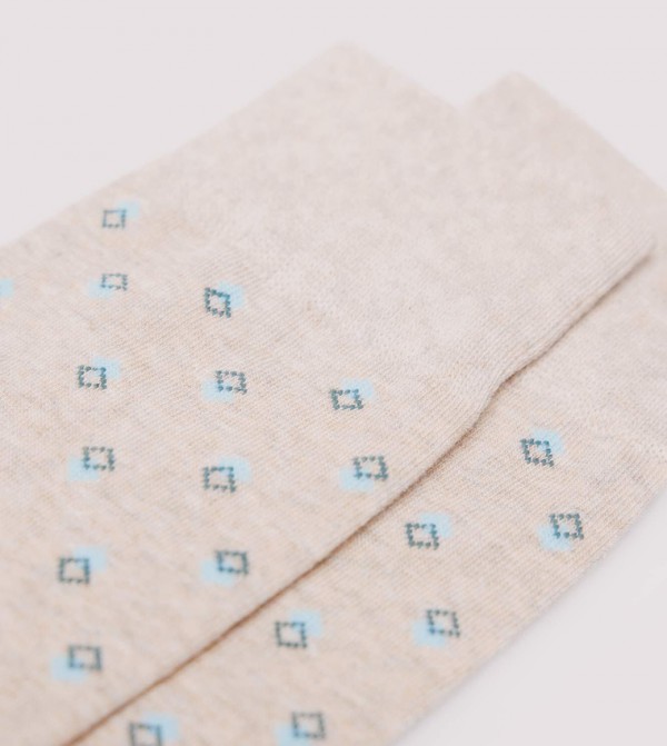 Springfield Springfield - Beige Calf Length Socks